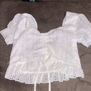 white blouse romwe